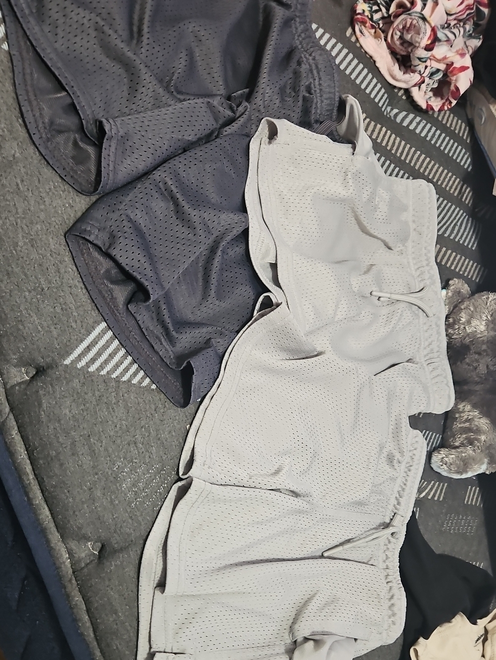 Boys Lightweight Perforated Short - Gray